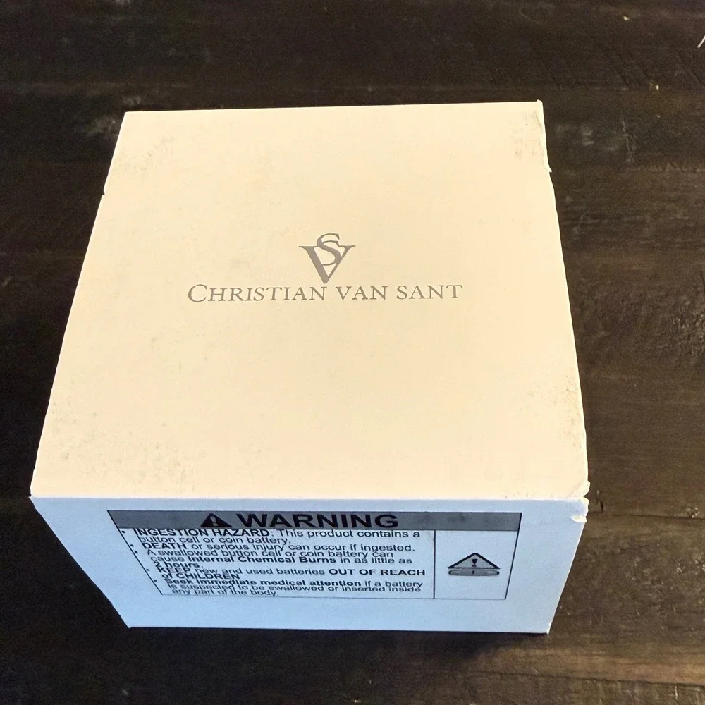 Christian Van Sant CV0743 Montego Skeleton Automatic Watch Rose Gold Blue Bezel